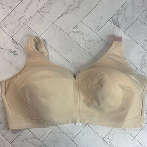 NWT Cacique Lane Bryant Womans T-Shirt Bra Nude Lightly Lined NO WIRE 44G